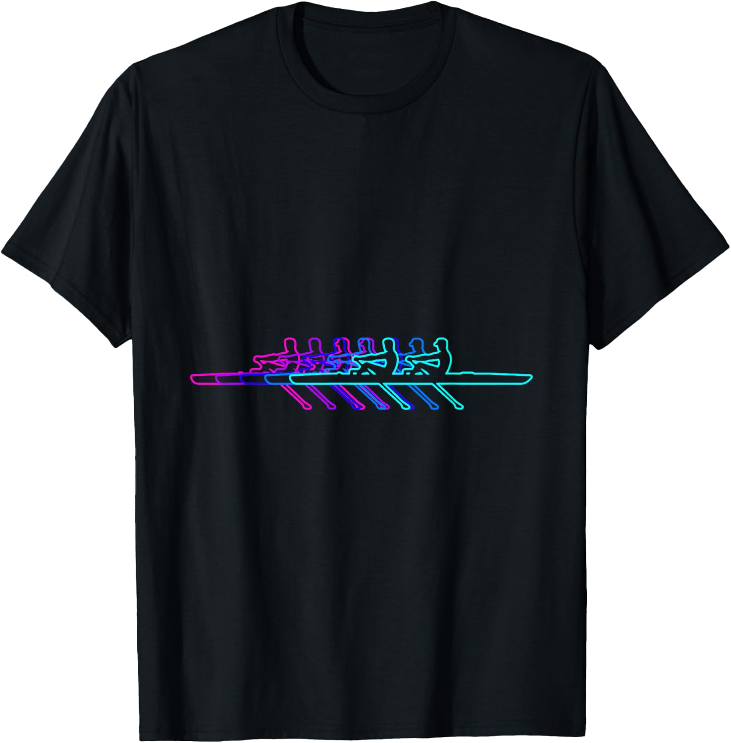 Rowing Rower Gift Clothes For Boys Youth Men Kids Teens T-Shirt - T-Shirt | Black