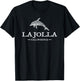 La Jolla California Dolphin Vacation Souvenir Boys Girls T-Shirt - T-Shirt | Black
