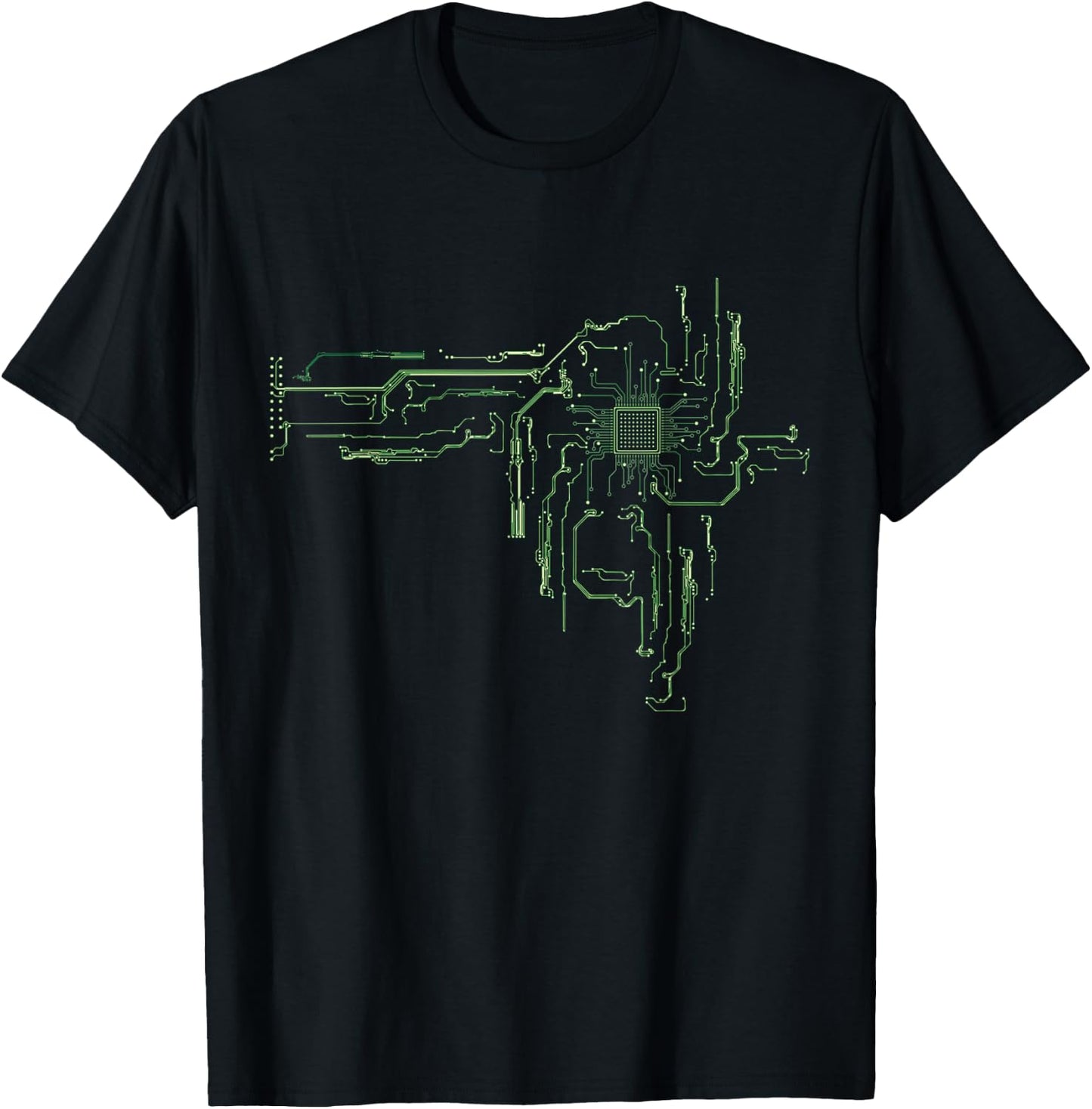 Computer Board Gift - Electrical Engineer Circuit Board T-Shirt - T-Shirt | Black