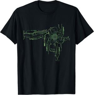 Computer Board Gift - Electrical Engineer Circuit Board T-Shirt - T-Shirt | Black