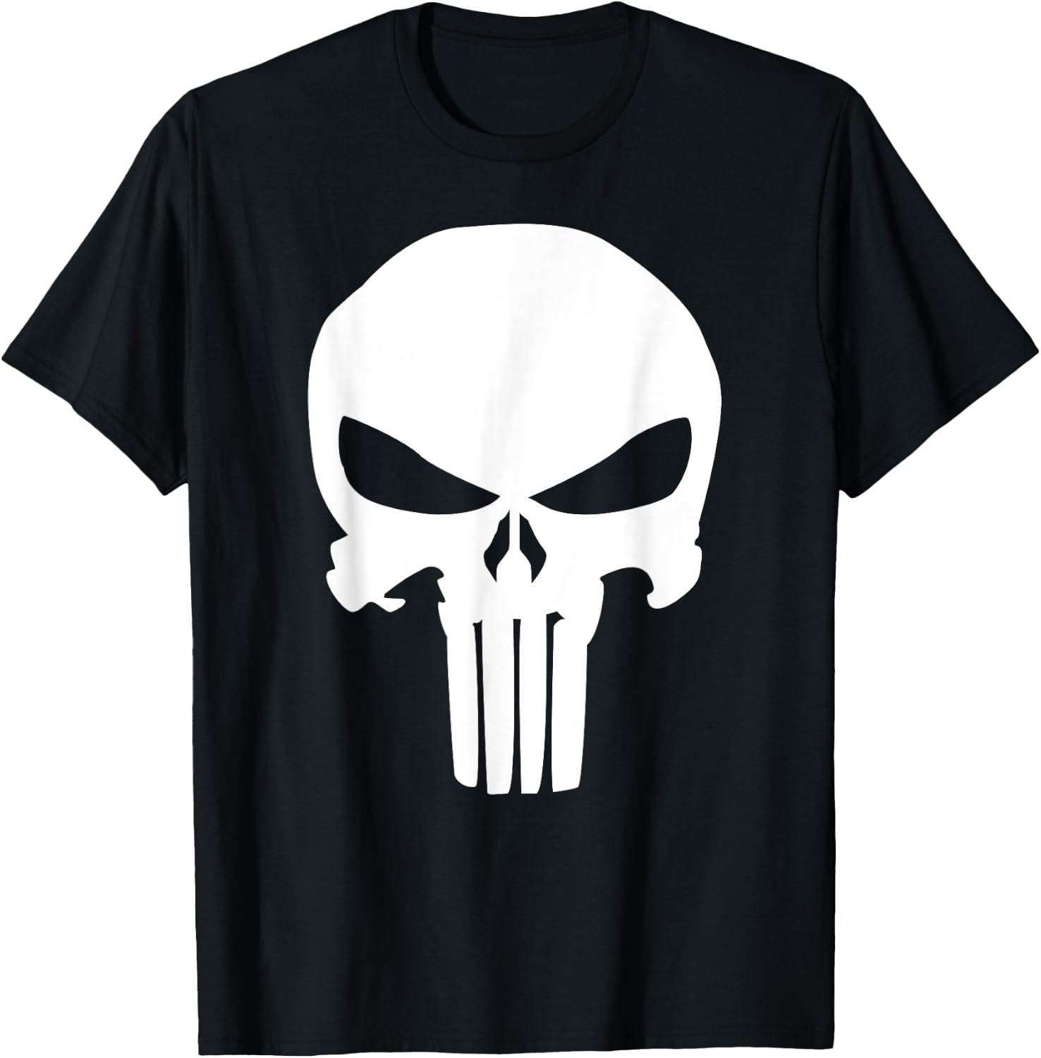 Marvel Comics Punisher Classic Skull Symbol T-Shirt - T-Shirt | Black