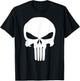 Marvel Comics Punisher Classic Skull Symbol T-Shirt - T-Shirt | Black