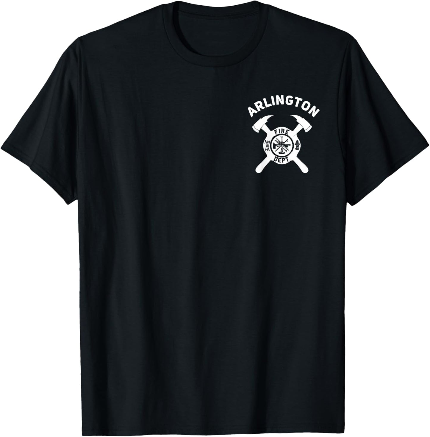 City Of Arlington Fire Department Texas Firefighter T-Shirt - T-Shirt | Black