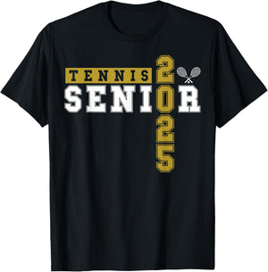 Tennis Senior Night Tennis Senior 2025 Graduation 23 T-Shirt - T-Shirt | Black