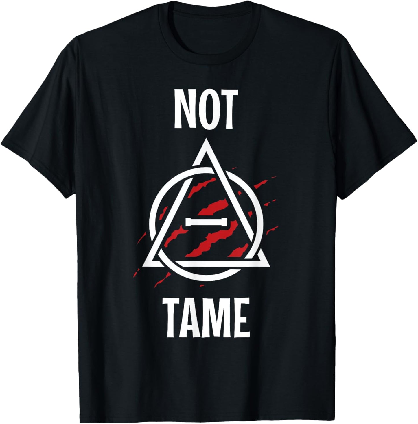 Not Tame Theta Delta Furry Alter Kin Otherkin Therian T-Shirt - T-Shirt | Black