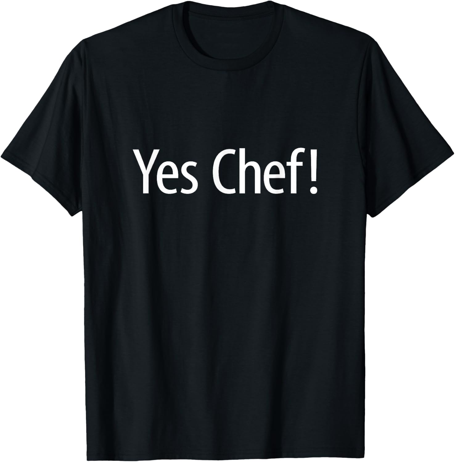 Yes Chef! T-Shirt - T-Shirt | Black