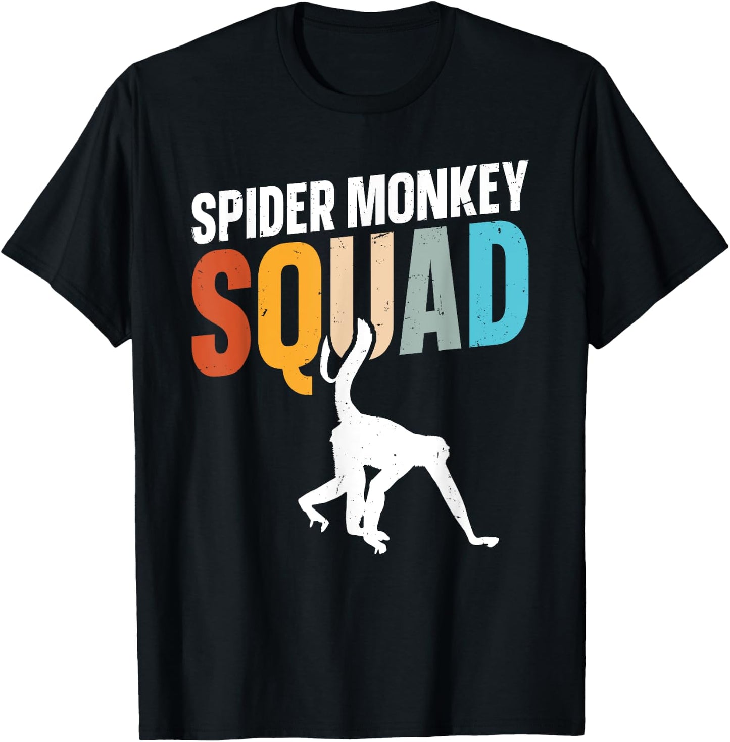 Spider Monkey Squad Design for a Spider monkey fan T-Shirt - T-Shirt | Black