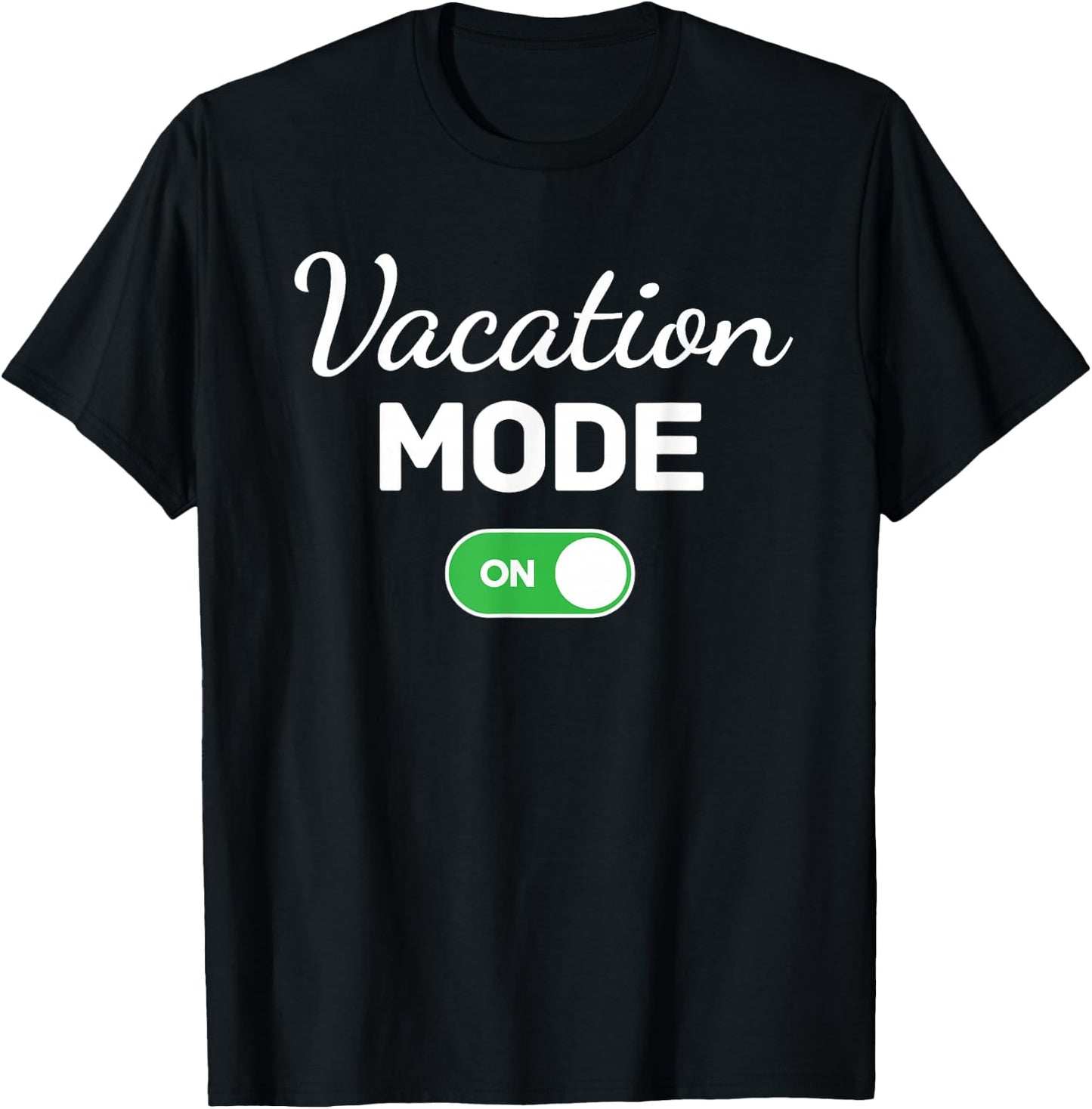 Vacation Mode On Beach Trip Funny Family Matching Group T-Shirt - T-Shirt | Black