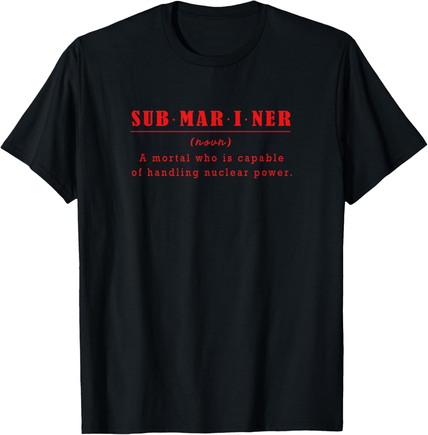 American Submarine Veteran Submariner Definition T-Shirt - T-Shirt | Black