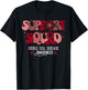 Sickle Cell Warrior Groovy Support Squad Sickle Cell Anemia T-Shirt - T-Shirt | Black