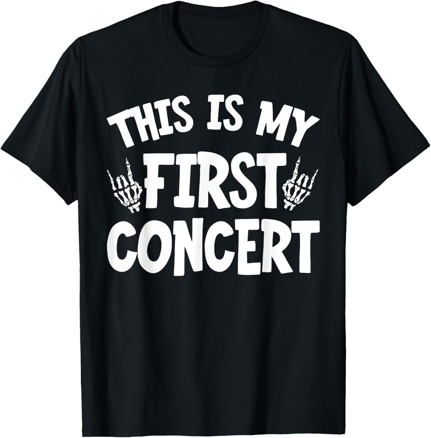 This Is My First Concert T-Shirt - T-Shirt | Black