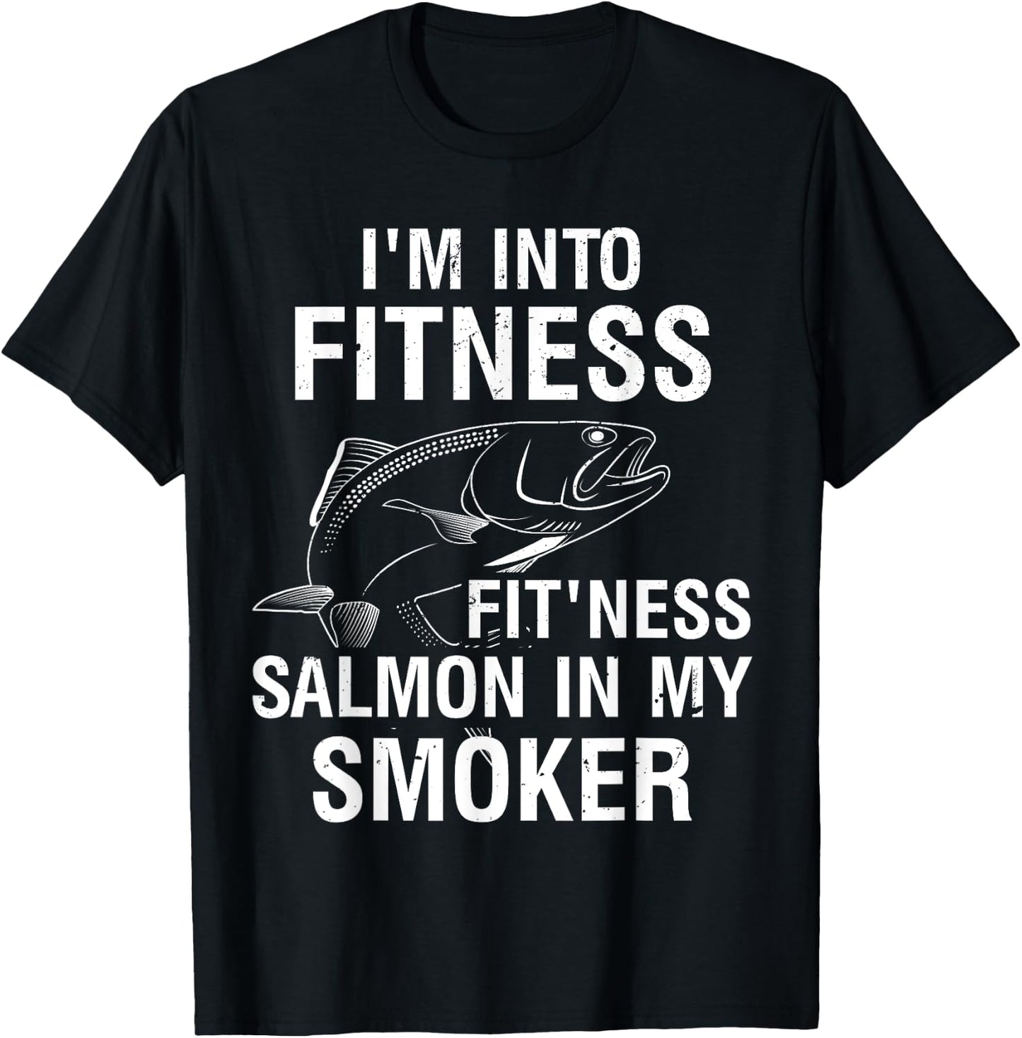 King Salmon Fishing fisherman T-Shirt - T-Shirt | Black