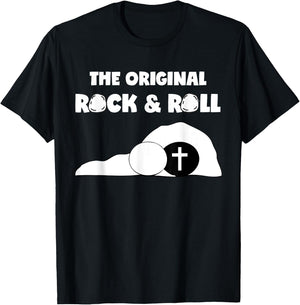 Easter T Shirt Men Women Kids The Original Rock Roll T-Shirt - T-Shirt | Black
