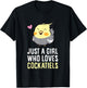 Just a Girl Who Loves Cockatiels T-Shirt - T-Shirt | Black