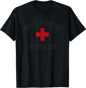 Water Boarding Instructor T-Shirt - T-Shirt | Black