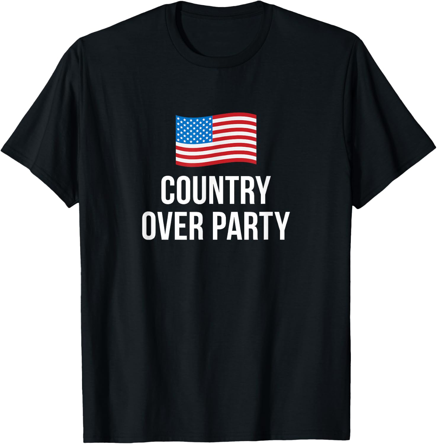 Country Over Party T-Shirt - T-Shirt | Black