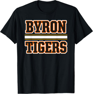 Byron Tigers Horizontal Stripes T-Shirt - T-Shirt | Black