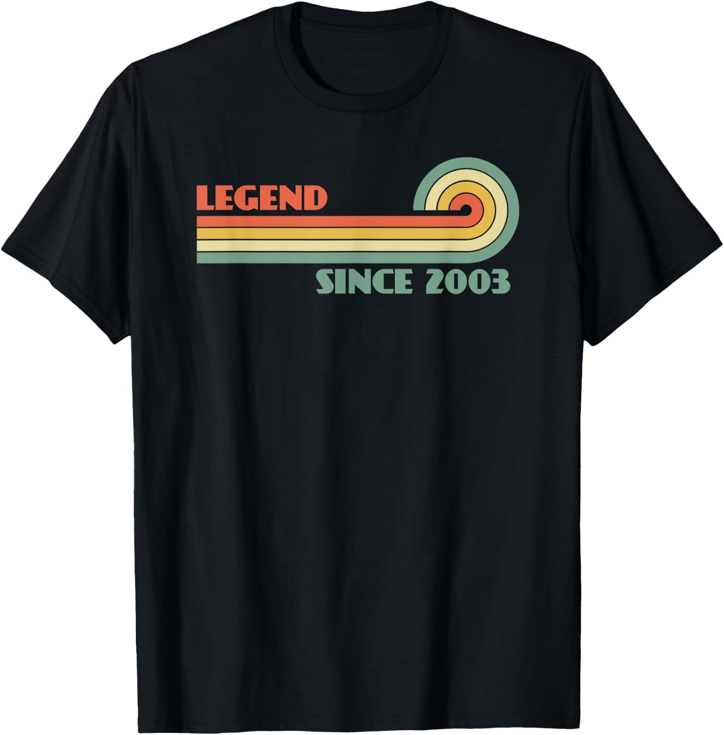 Legend Since 2003 T-Shirt - T-Shirt | Black