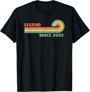 Legend Since 2003 T-Shirt - T-Shirt | Black