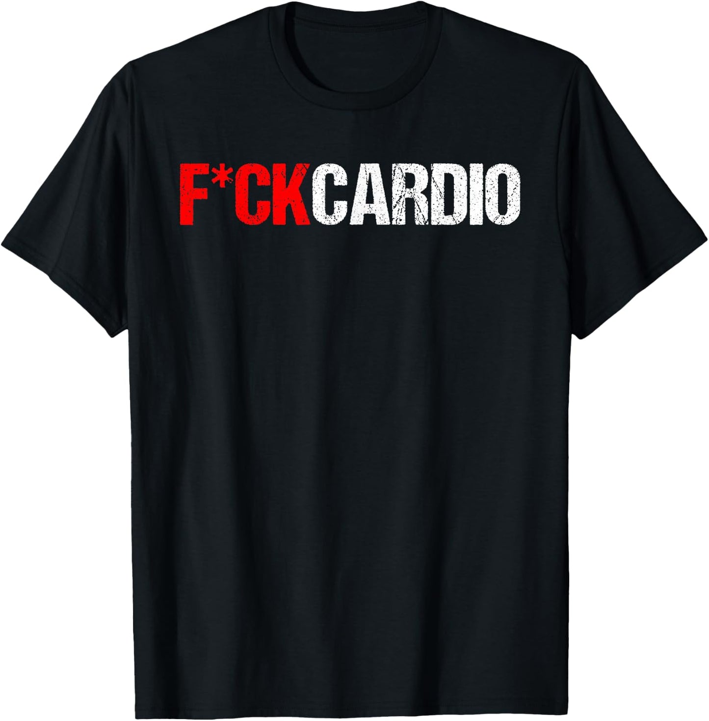 Fuck Cardio T-Shirt - T-Shirt | Black