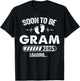 Soon To Be Gram 2025 Baby Loading T-Shirt - T-Shirt | Black