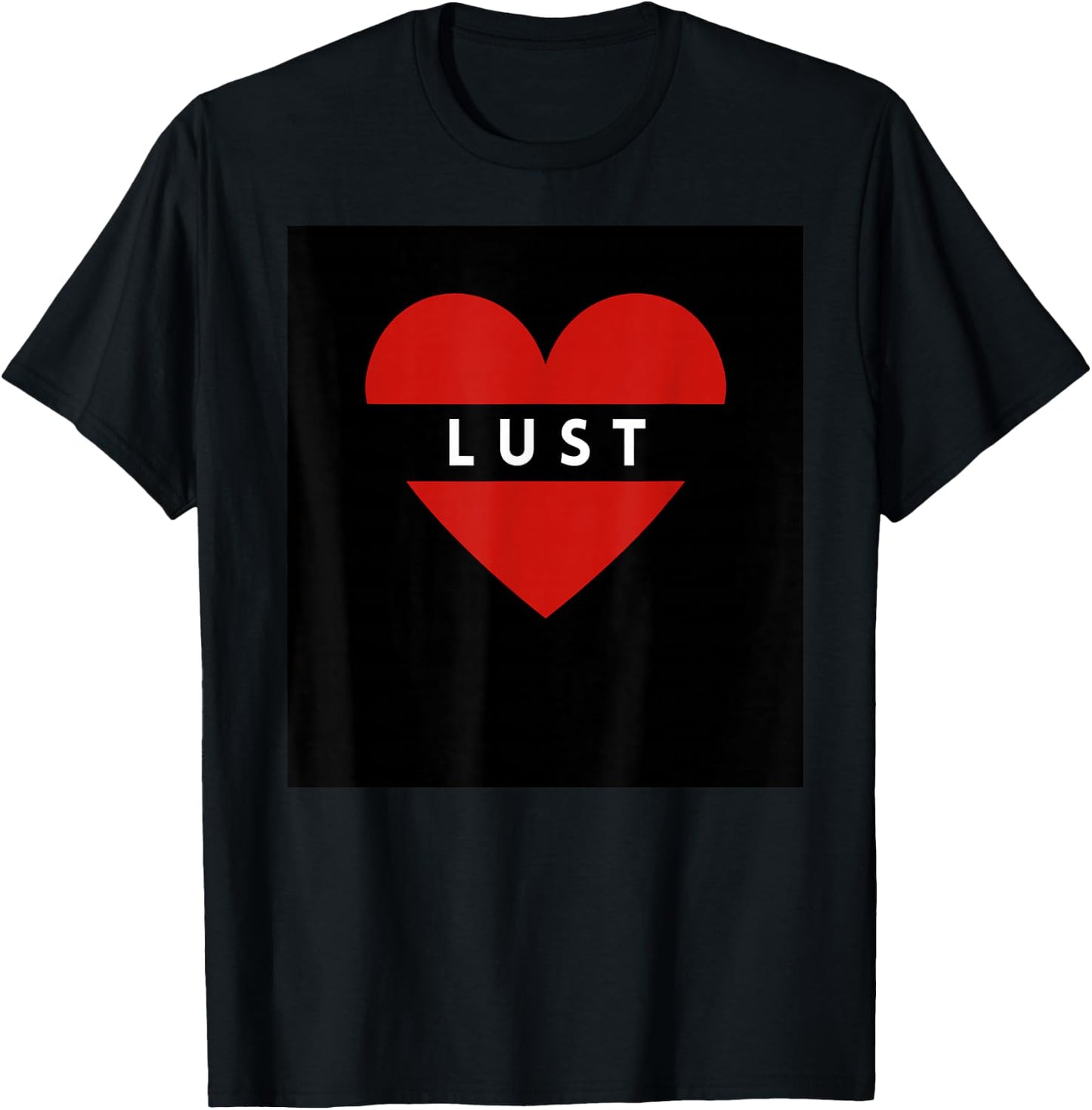 Lust Heart T-Shirt - T-Shirt | Black