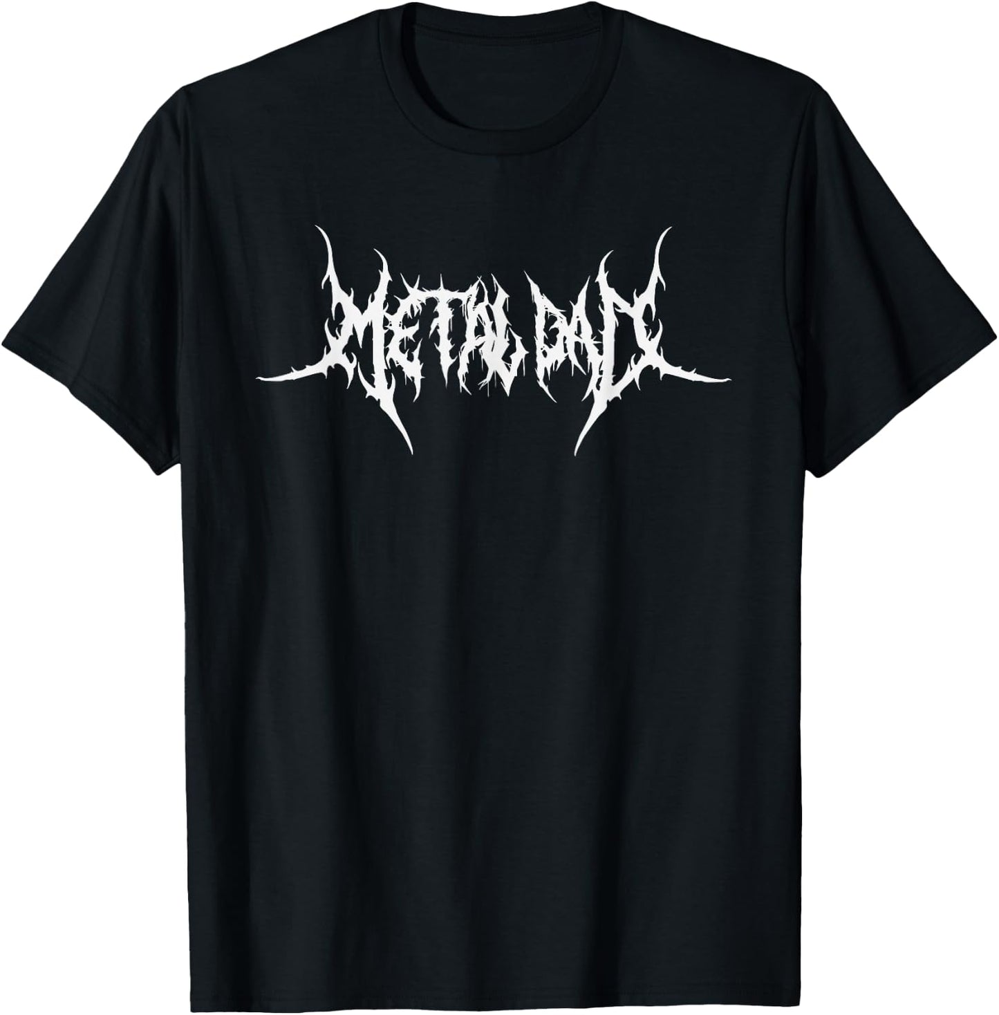 Metal Dad. Death Metal Style. Funny Metalhead Father's Day T-Shirt - T-Shirt | Black