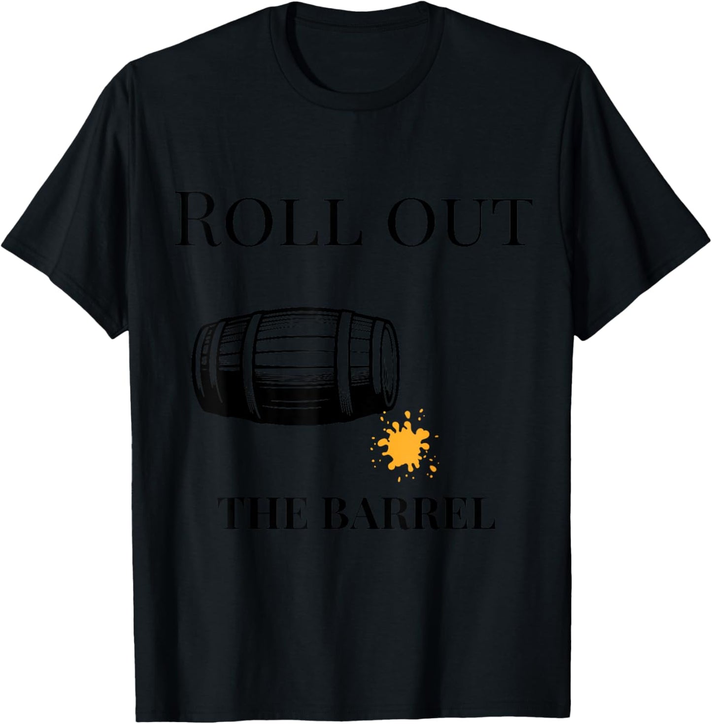 Brewers Roll Out The Barrel T-Shirt - T-Shirt | Black