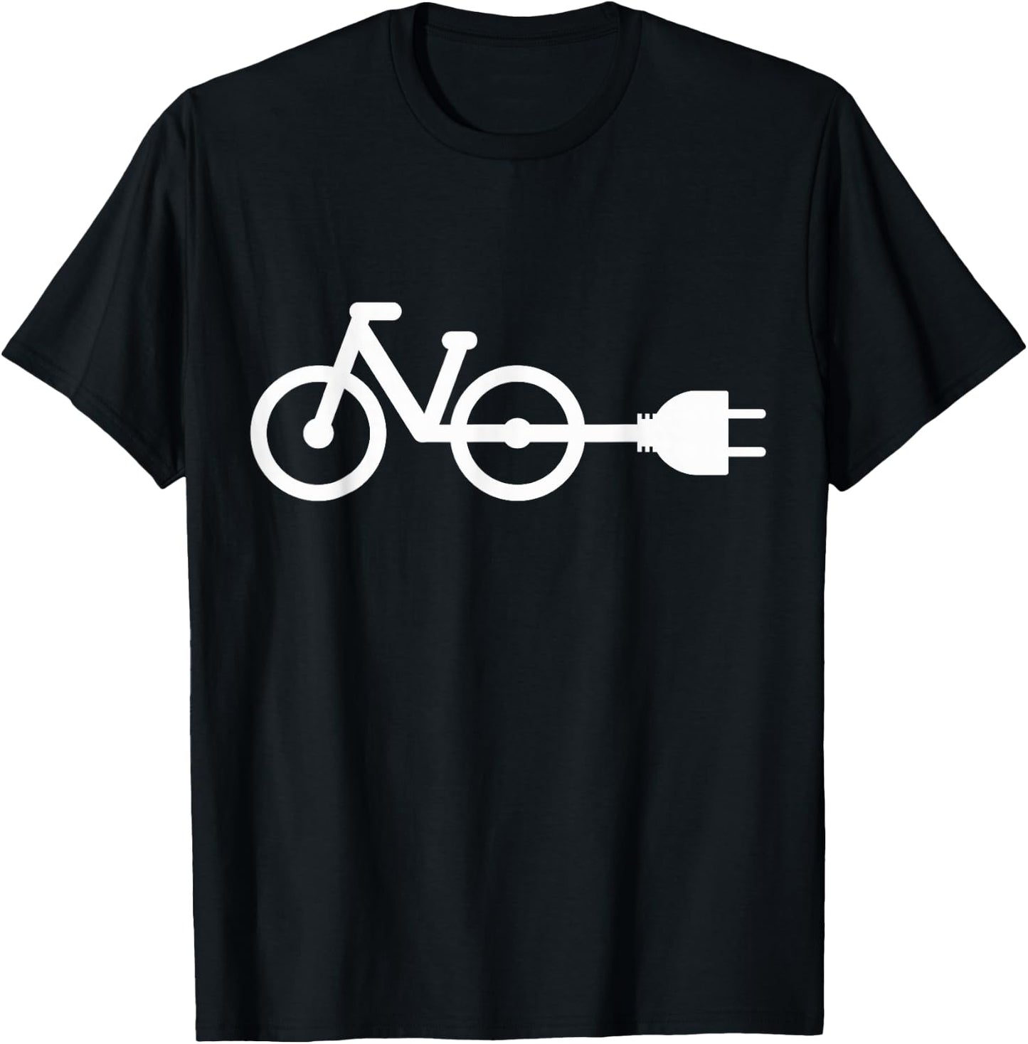 E-Bike Electric Bicycle T-Shirt - T-Shirt | Black