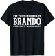 Brando Personal Name First Name Funny Brando T-Shirt - T-Shirt | Black