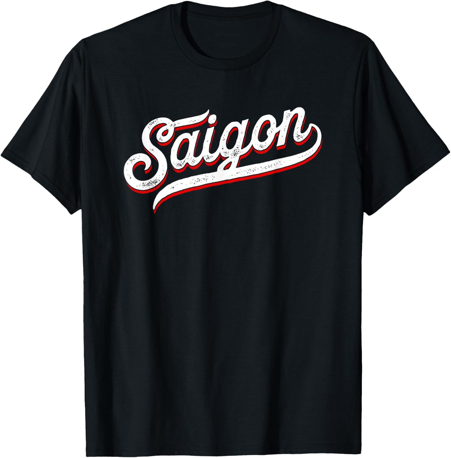Saigon Vietnam - Ho Chi Minh City Travel Vintage Saigon T-Shirt - T-Shirt | Black