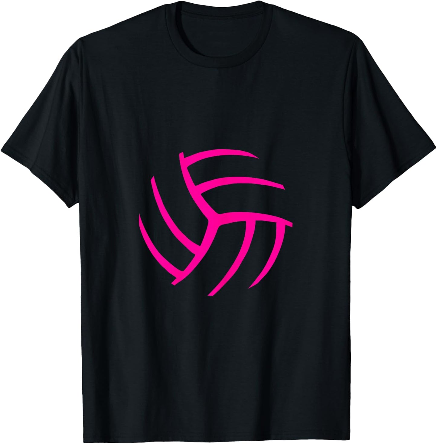 Women Volleyball Apparel - Graphic Design for Girls T-Shirt - T-Shirt | Black