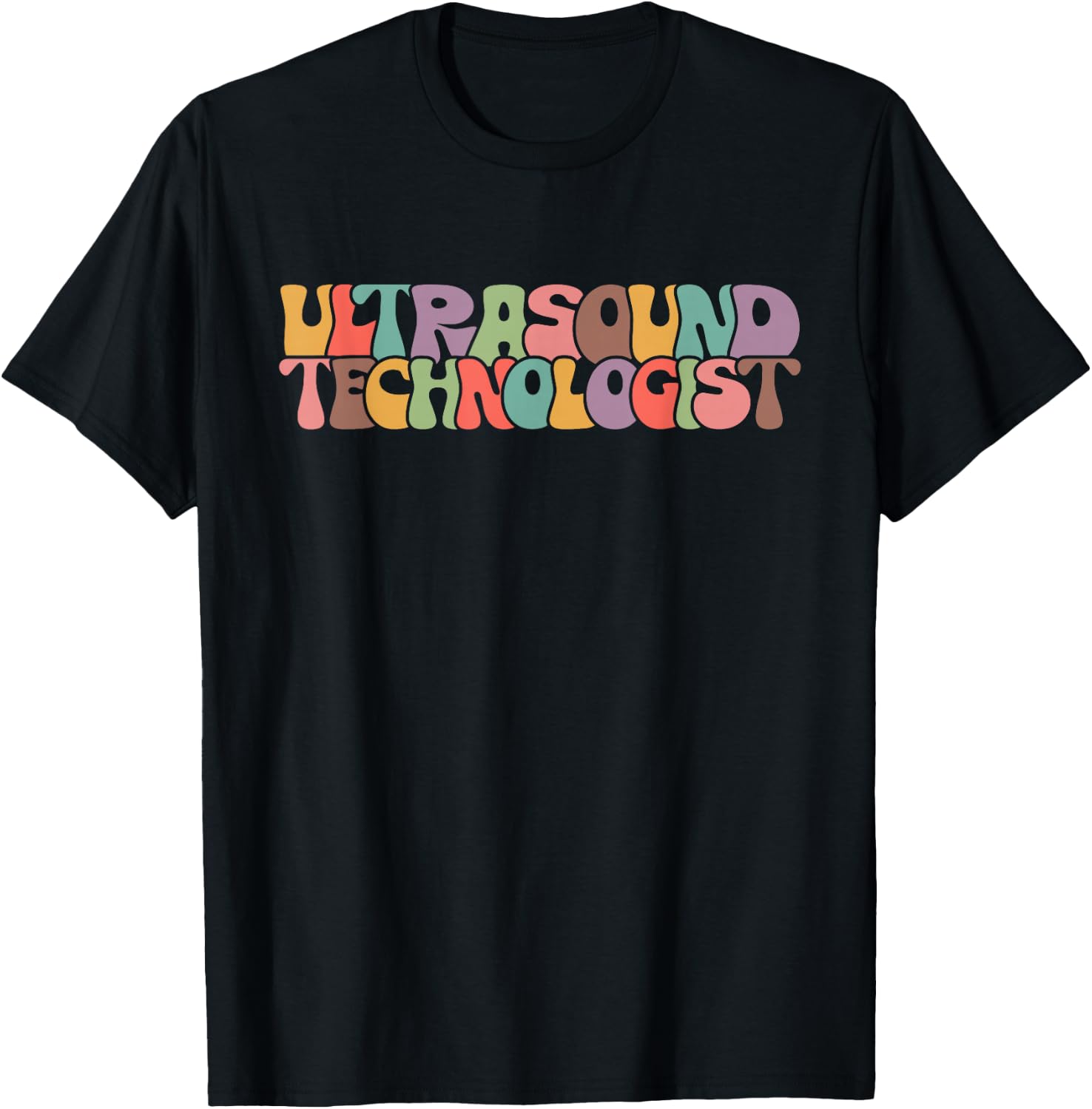 Ultrasound Technologist Sonography Ultrasound Tech T-Shirt - T-Shirt | Black