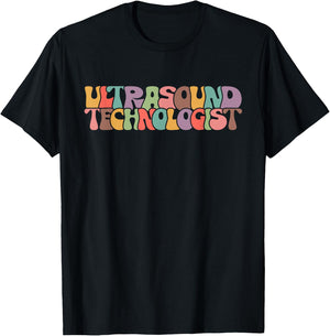 Ultrasound Technologist Sonography Ultrasound Tech T-Shirt - T-Shirt | Black