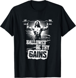 Hallowed be thy gains T-Shirt - T-Shirt | Black