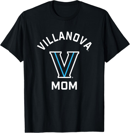Campus Lab Villanova University Wildcats Arched Mom T-Shirt - T-Shirt | Black