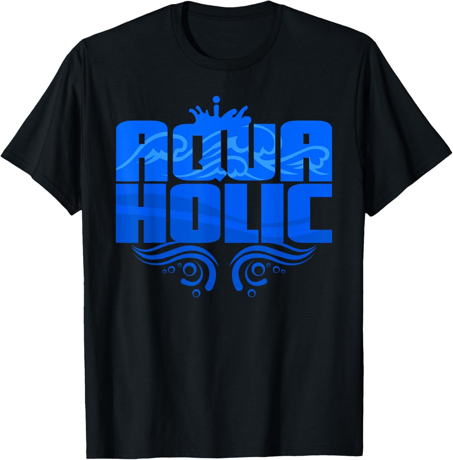 Aquaholic T-Shirt - T-Shirt | Black