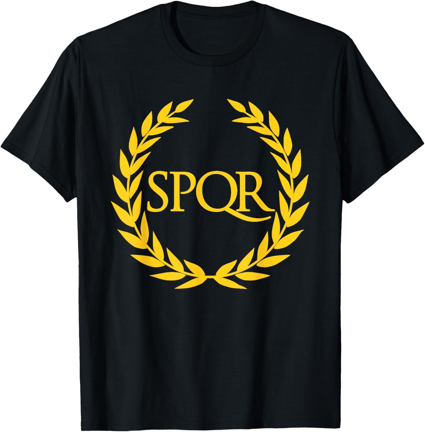 Roman Empire SPQR Symbol Ancient Rome T-Shirt - T-Shirt | Black