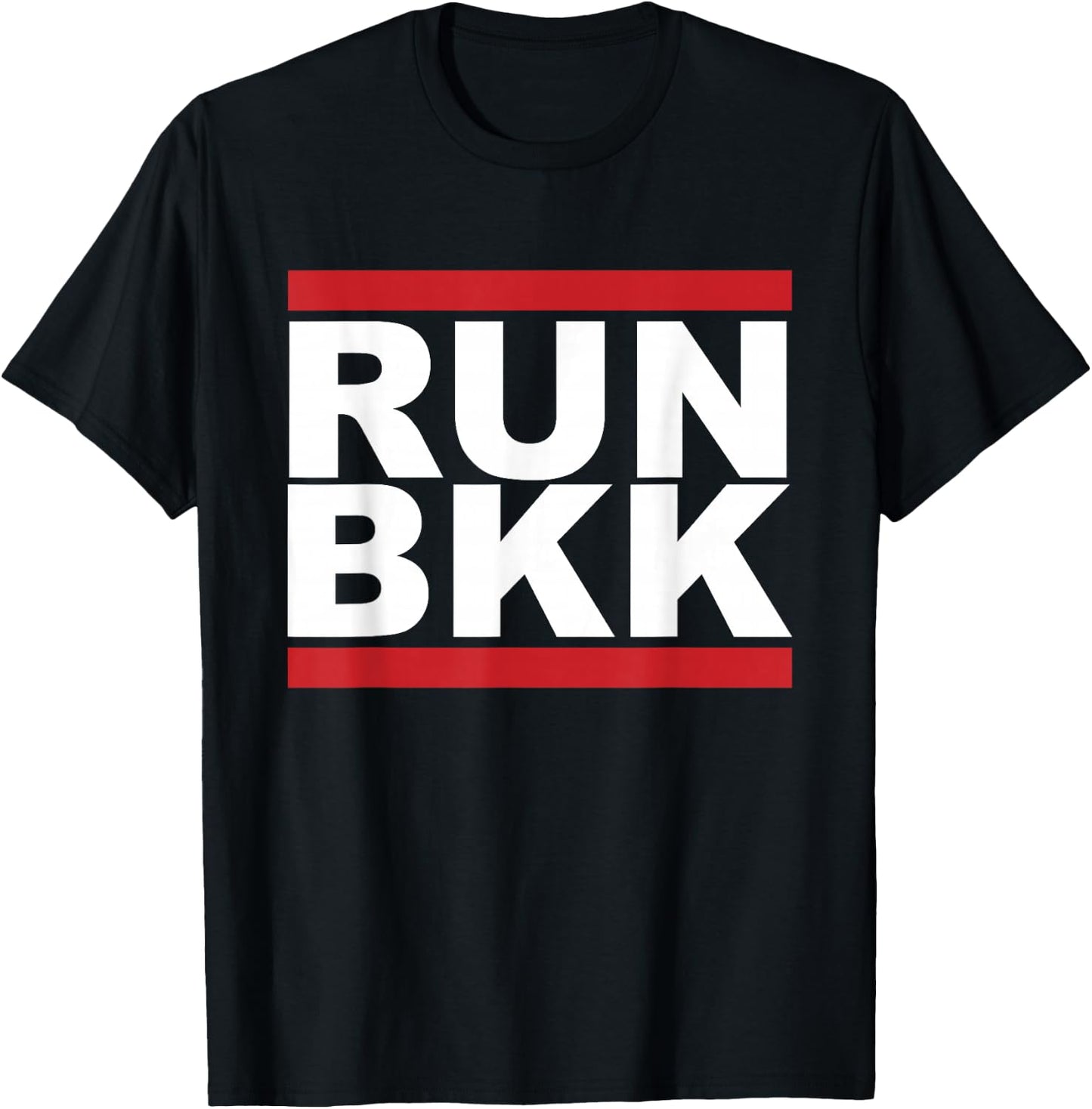 Run BKK Bangkok Thailand Graphic T-Shirt - T-Shirt | Black