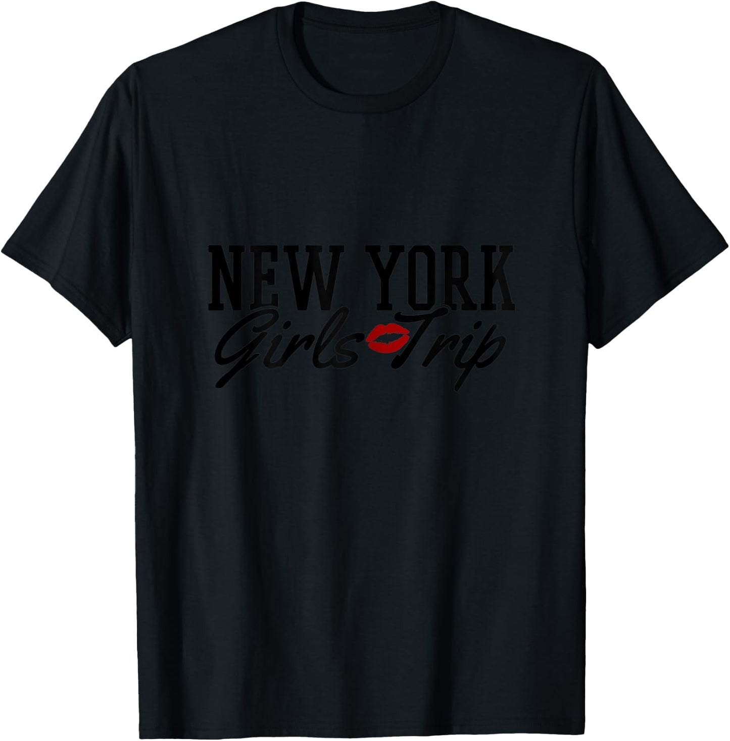 New York Girls Trip NY NYC Vacation Outfit Matching Group T-Shirt - T-Shirt | Black
