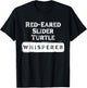 Red-Eared Slider Turtle Whisperer Reptile-Amphibian Gifts T-Shirt - T-Shirt | Black
