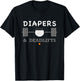 Diapers & Deadlifts T-Shirt - T-Shirt | Black