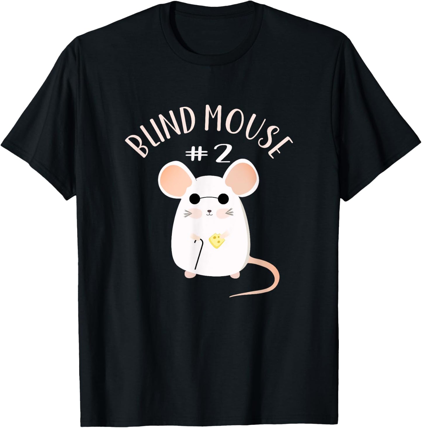 Three Blind Mice Matching Halloween Group Costume Mouse #2 T-Shirt - T-Shirt | Black