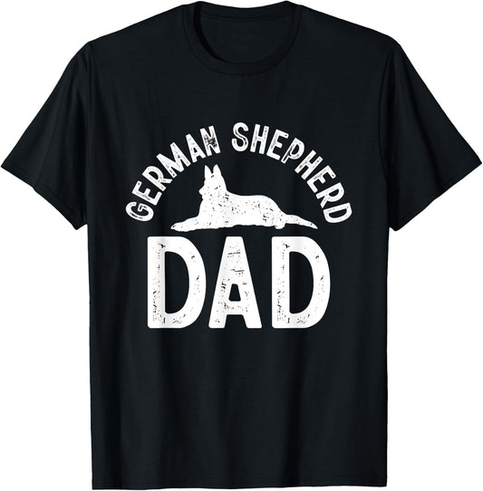 German Shepherd Dad German Shepherd Lover Father´s Day T-Shirt - T-Shirt | Black