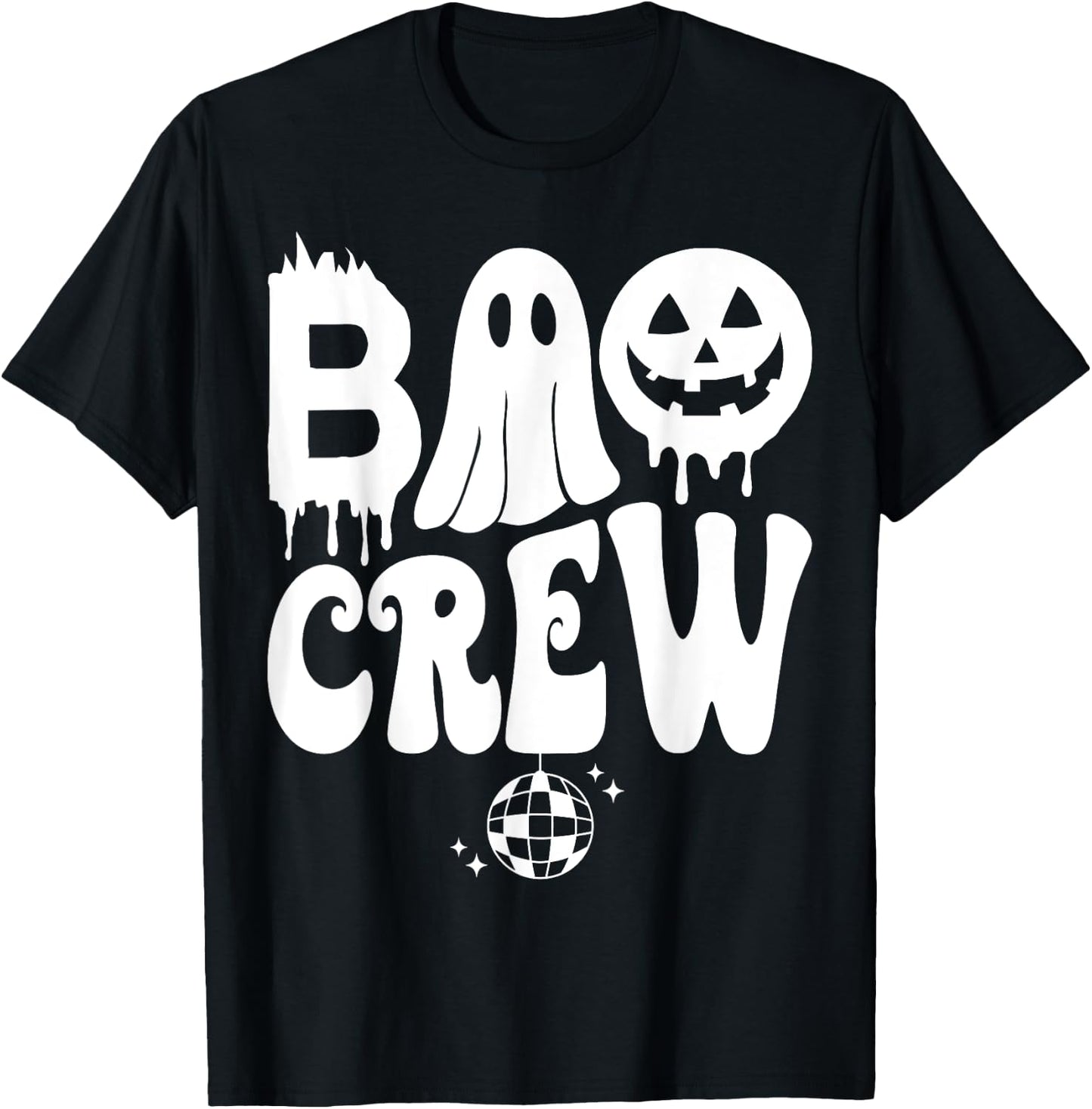 Boo Crew Bride Bridesmaid Bachelorette Halloween Matching T-Shirt - T-Shirt | Black