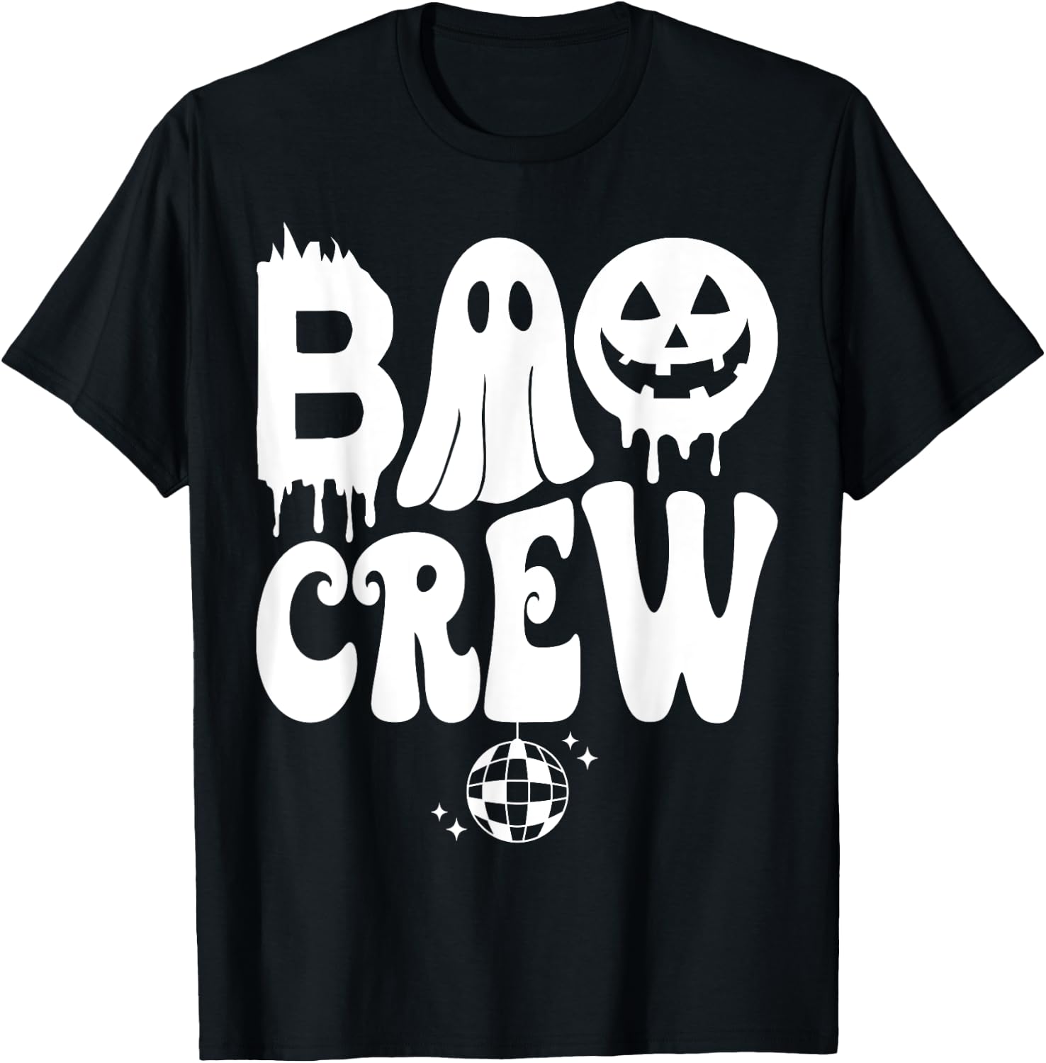 Boo Crew Bride Bridesmaid Bachelorette Halloween Matching T-Shirt - T-Shirt | Black