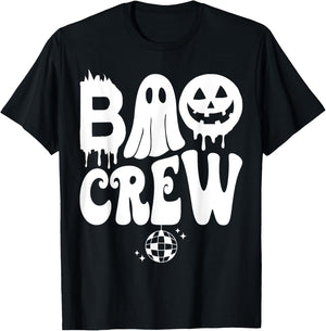 Boo Crew Bride Bridesmaid Bachelorette Halloween Matching T-Shirt - T-Shirt | Black