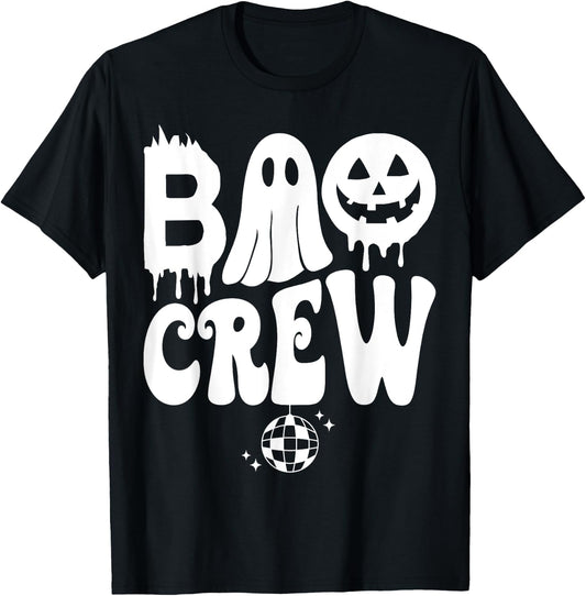 Boo Crew Bride Bridesmaid Bachelorette Halloween Matching T-Shirt - T-Shirt | Black