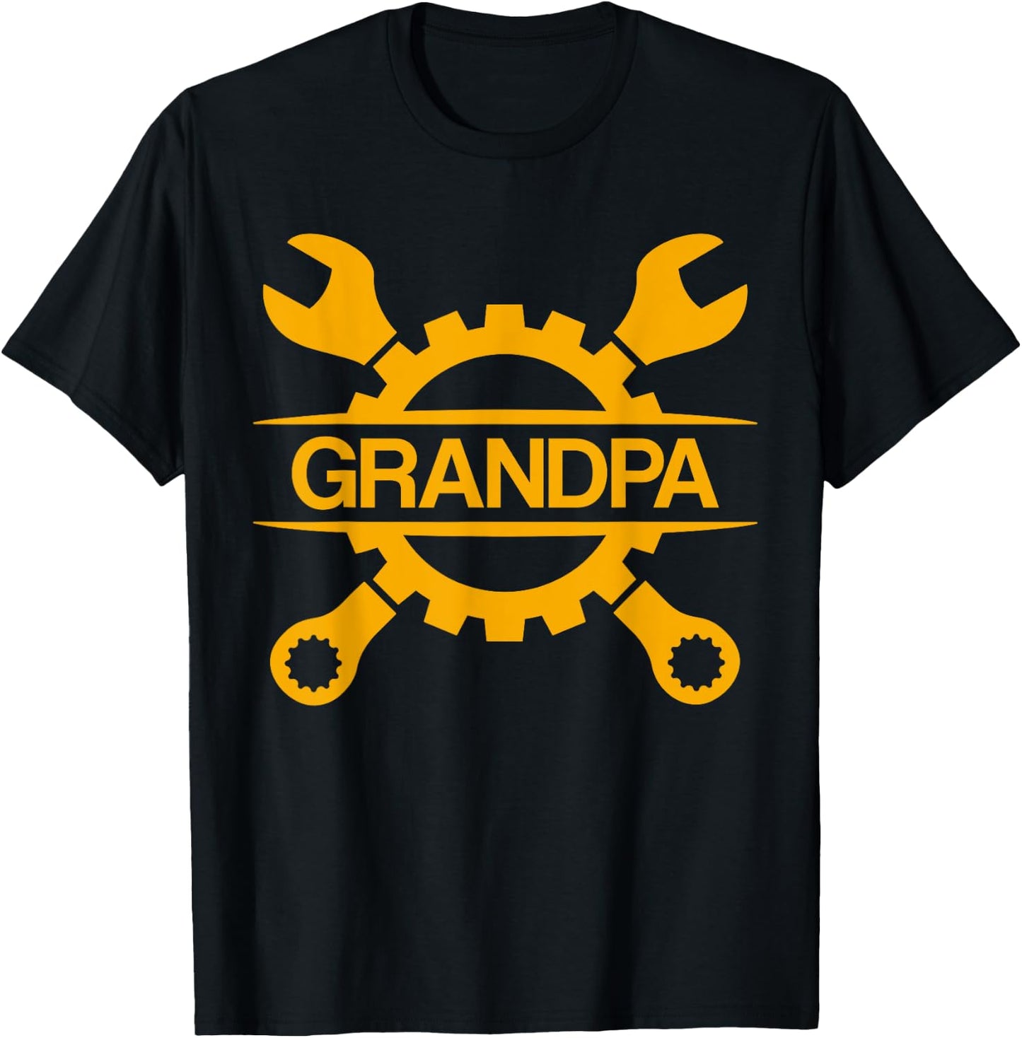 Mechanic Grandpa Handyman Grandpa Mechanic T-Shirt - T-Shirt | Black