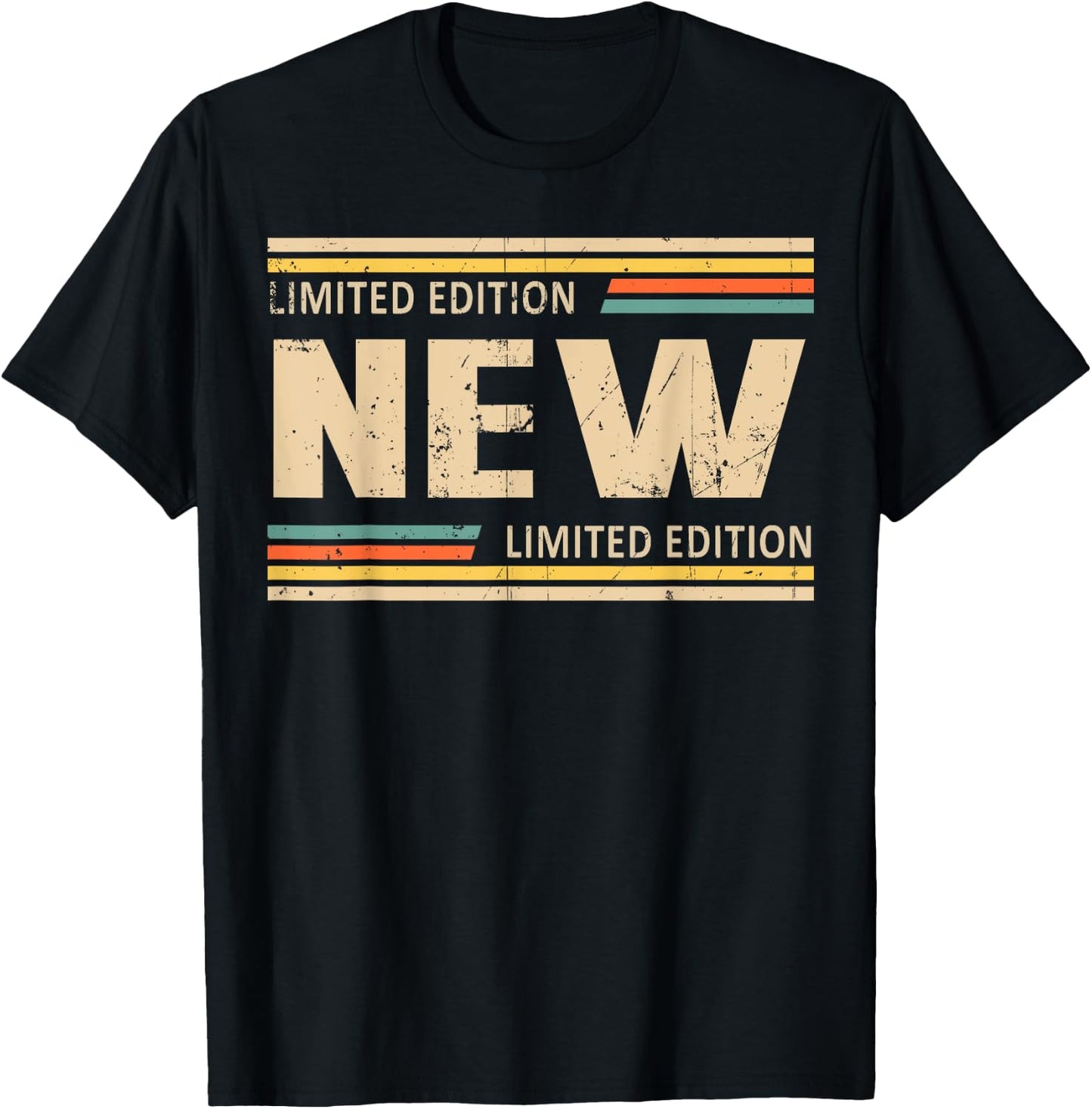 NEW Limited Edition Shirt NEW Name Personalized T-Shirt - T-Shirt | Black